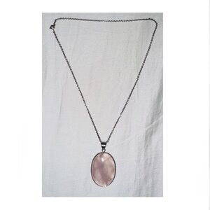 Pink Pendant Necklace